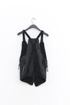 BORIS BIDJAN SABERI Black Horse Leather Vest VEST BAG2.1 FMM20020-T